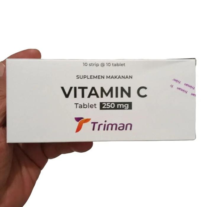 ORIGINAL VITAMIN C 250mg TRIMAN Suplemen Makanan 100tablet
