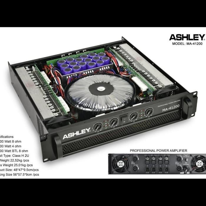 POWER AMPLI ASHLEY MA 41200 / POWER AMPLI ASHLEY MA41200