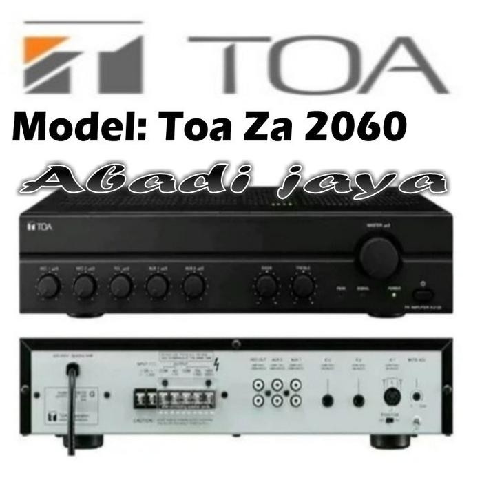 amplifier toa za 2060 ampli toa za2060 60watt
