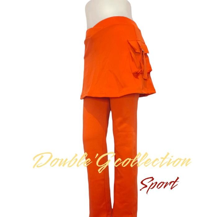 gtSport- Double'G Collection Celana Senam Rok Kantong Size Jumbo 3Xl 4Xl 5Xl Olahraga Sport