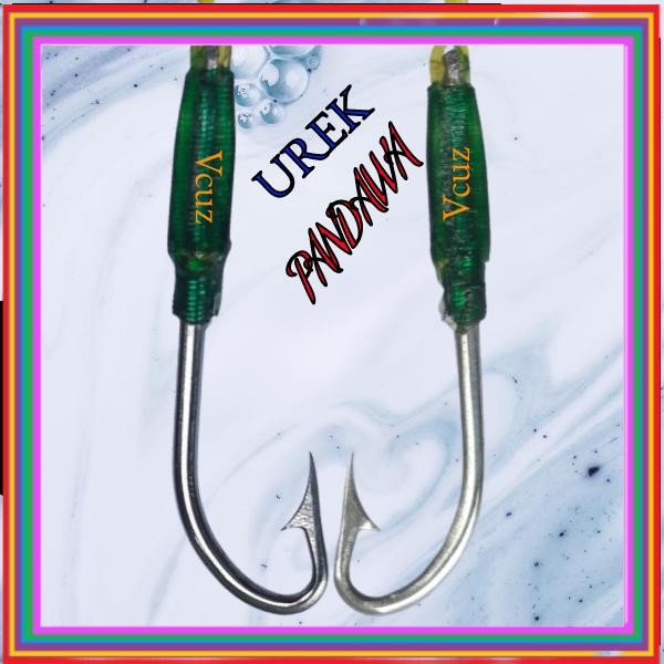 DUniaPancingan- Pancing Belut Sawah Senar 2 Lapis Urek Belut Siap Pakai Model Pandawa Ukuran