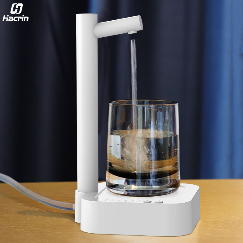 Electric Water Gallon Pump Automatic Water Bottle Pump Dispenser Desktop T30 Rechargeable Water Pump
