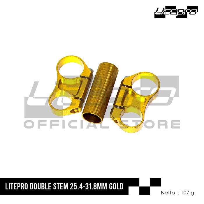 LITE DOUBLE STEM 25.4-31.8MM