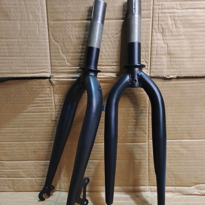 fork sepeda lipat ukuran 20 inch 406 oversize drat 28.6 model cakram