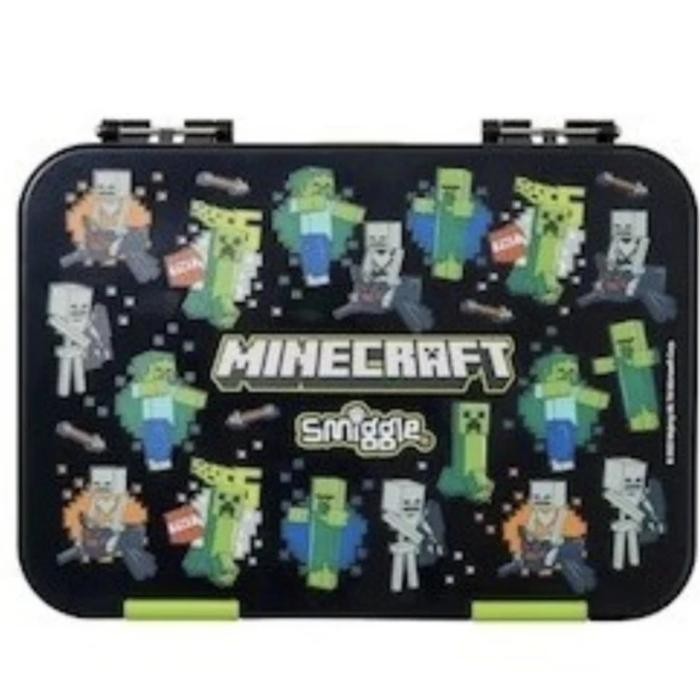 Smiggle Minecraft Bento Box/Kotak Makan Minecraft/Kado/Ori