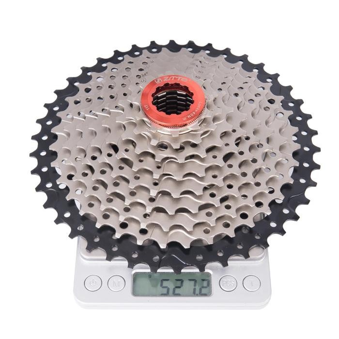 ZTTO SPROCKET 9 SPEED 11-42T SILVER GEAR CASSETTE SEPEDA MTB