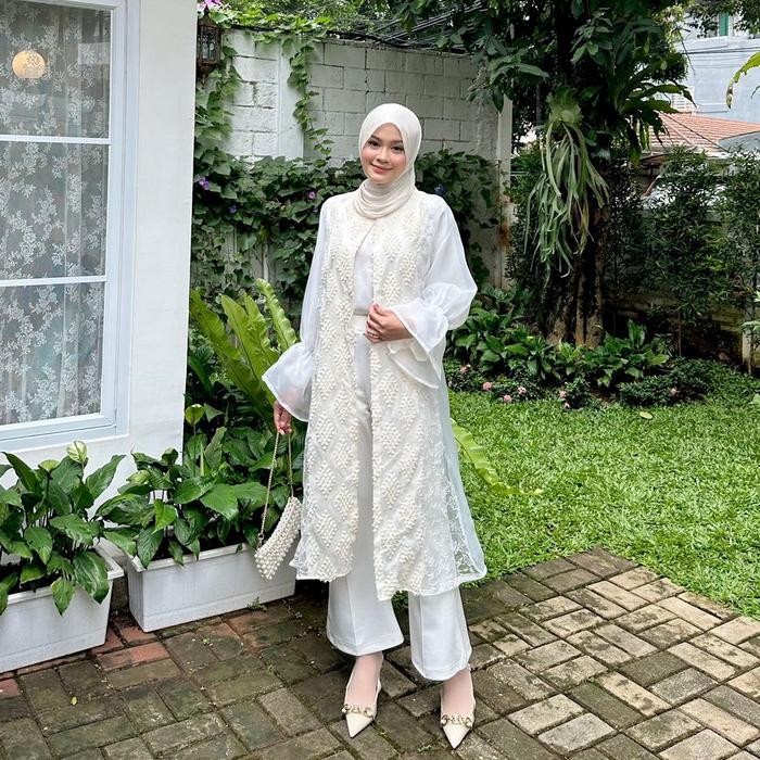SYAFARA OUTER TUNIC OUTER OUTER BRUKAT OUTER WISUDA OUTER DRESS OUTER LEBARAN OUTER KONDANGAN OUTER