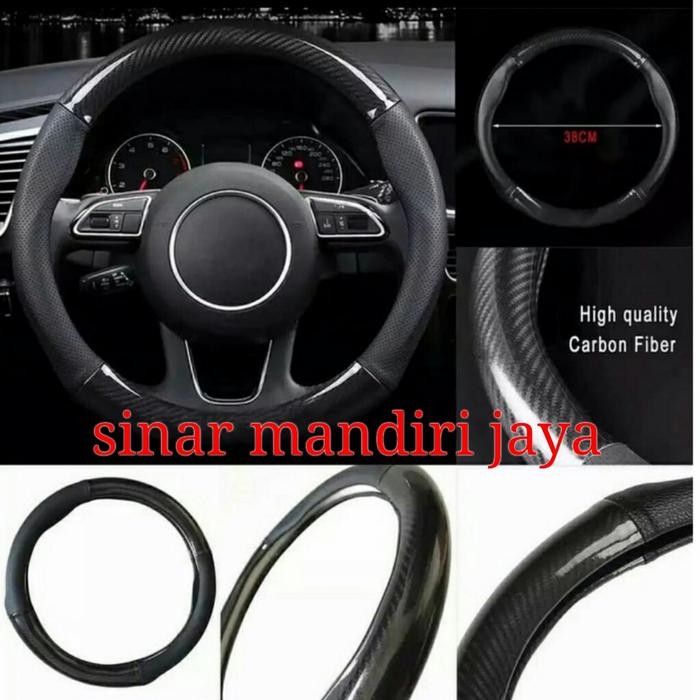 Ready Sarung stir carbon mobil Honda Jazz