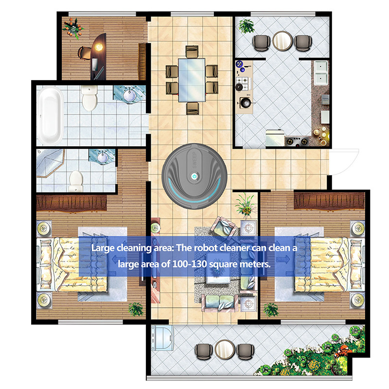 For Home Intelligent Sweeping Robot Robot Intelligent Mopping Sweeper Wireless Home Appliance Smart 