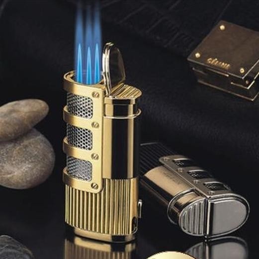 egk6- Korek Api Lighter Jobon Zb938 Triple Jet Flame