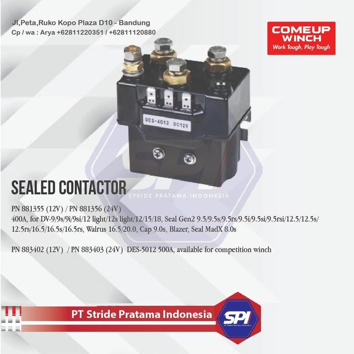 Ready COMEUP WINCH PARTS - CONTACTOR 500A