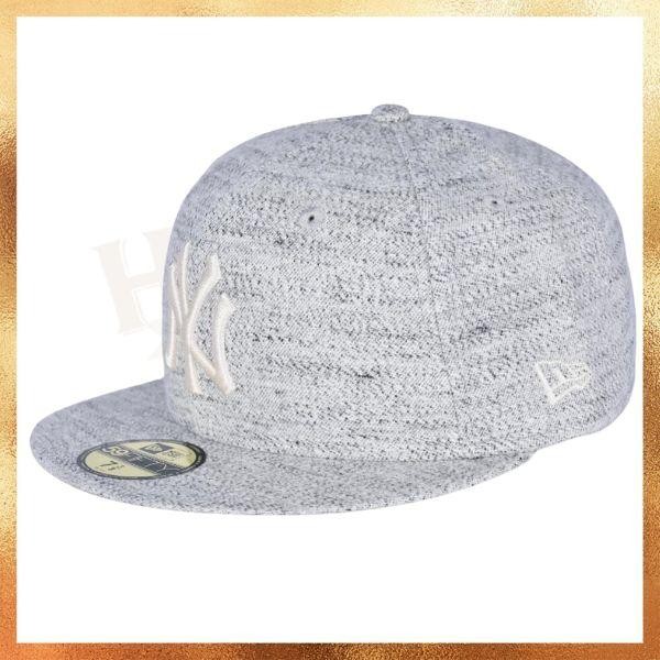 Topi New Era MLB NY Yankees Marled Cotton 59Fifty Fitted Hat Original