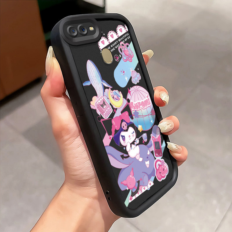 Casing Hp OPPO A7 OPPO A5s OPPO A12 OPPO A12S A11k Case Casing Anime kartun pola HP Kasing Silikon S