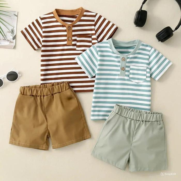 OBRAL Setelan Anak Onnida Salur (unisex)