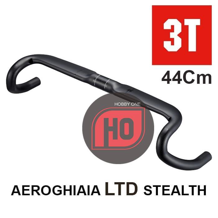 Handlebar 3T AEROGHIAIA LTD STEALTH 44 Cm Gravel Racing Dropbar