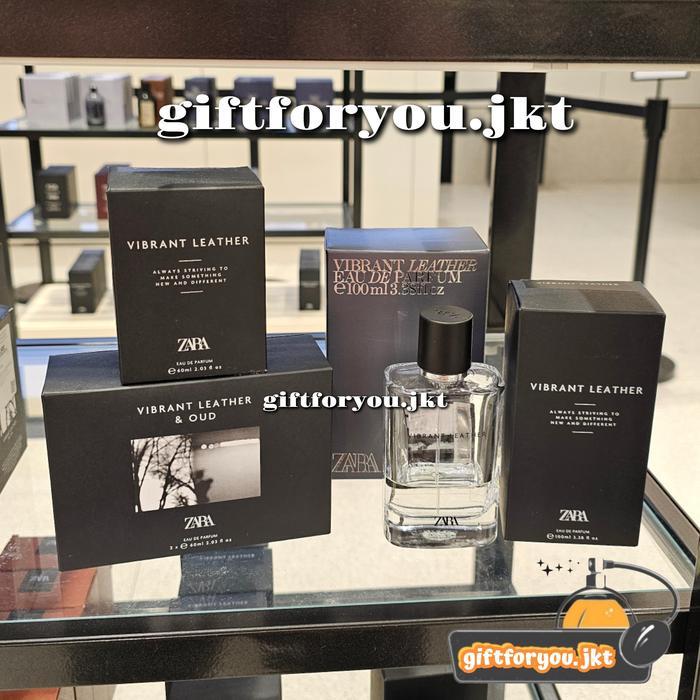 Terlaris Parfum Pria Zara Vibrant Leather Edp Original 60 100 150 Ml Cowok Laki - Laki Man Parfume
