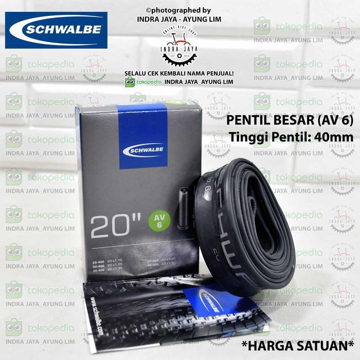 Ban Dalam Schwalbe 20 X 1.125-1.50 40Mm Av - Pentil Besar