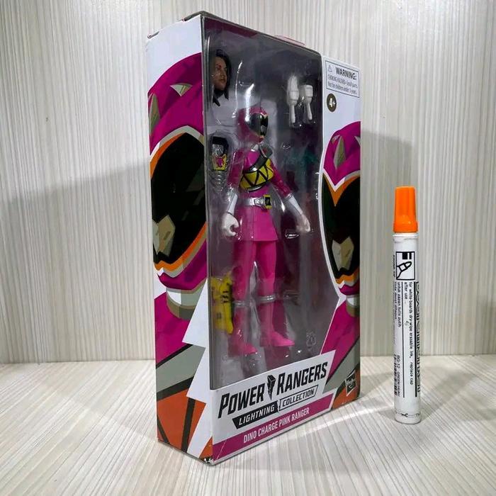 HOT SALE MAINAN ACTION FIGURE POWER RANGERS DINO CHARGE PINK RANGER POWER RANGER LIGHTHNING