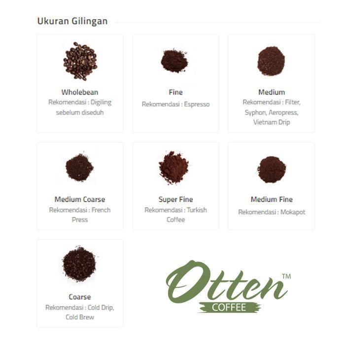Kopi Gold Blend - gr - Commercial Blend - Biji / Bubuk Otten Coffee Roasted Beans