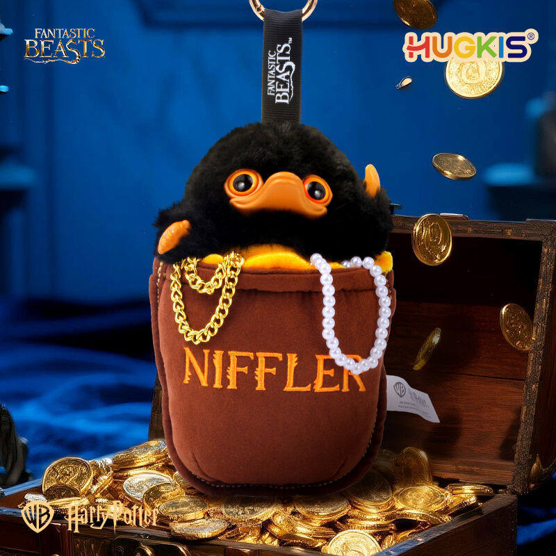 HUGKIS Official Licensed Harry Potter Fantastic Beasts Niffler Plush Keychain Bag Pendant Blind Box