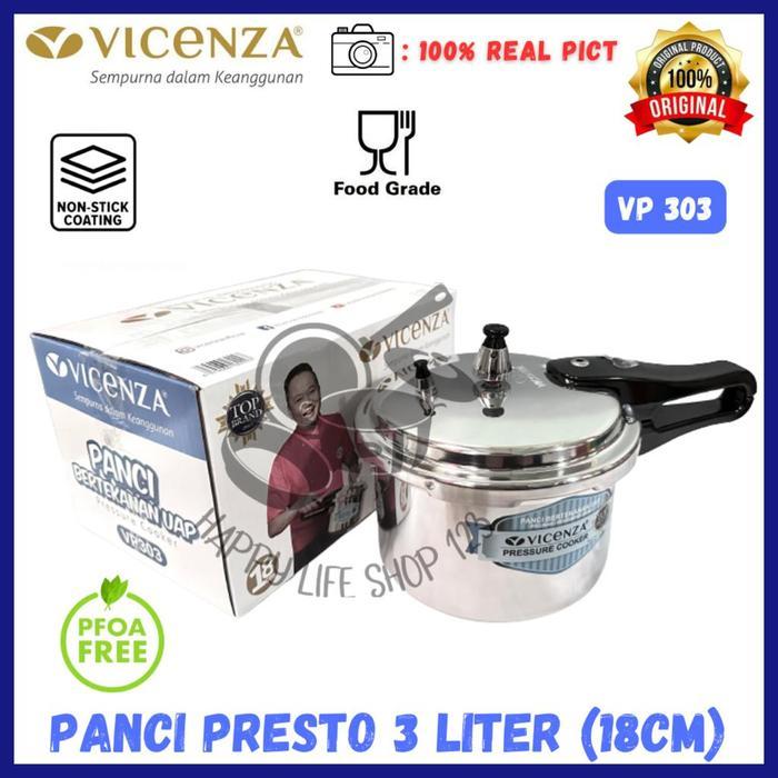 Oxonne - Panci Presto 3 Liter / Presto 3 Liter / Pressure Cooker 3 Liter
