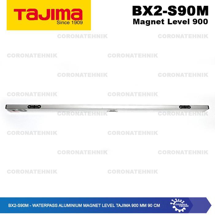 BX2-S90M - Waterpass Aluminium Magnet Level Tajima 900 mm 90 cm