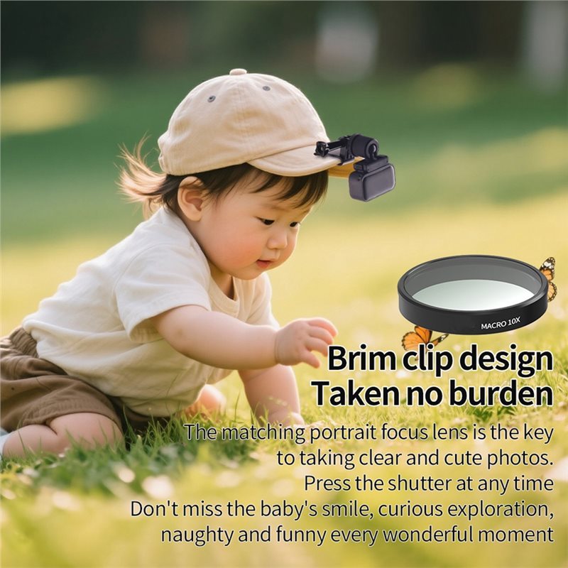A42Z-For DJI OSMO Nano MACRO 10X Lens Filter Portrait Focus Lens Filter For DJI OSMO Nano Action