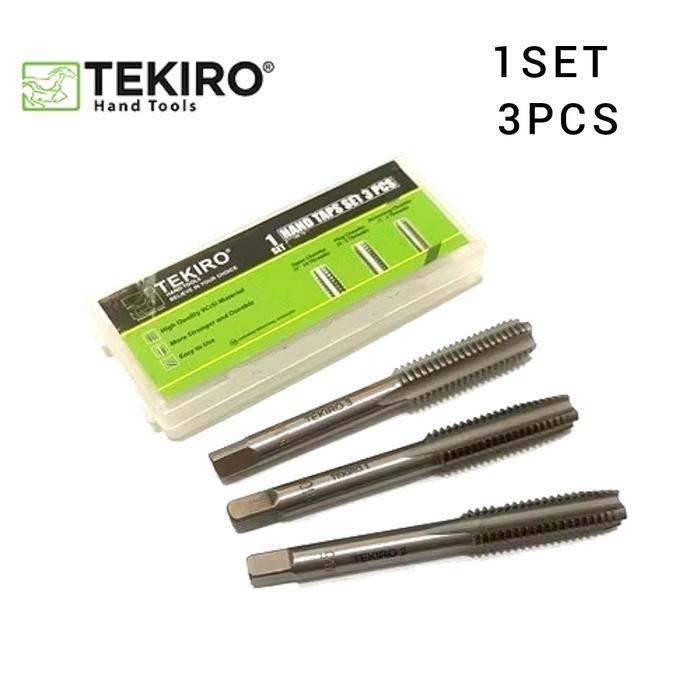 3PCS HAND TAP M141.5 TEKIRO MATA TAP M14 1.5 HSS TEKIRO 1SET (3PCS) PROMO TERMURAH