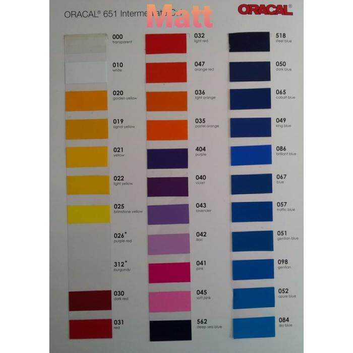Diskon Oracal 651 ( Rol ) Original