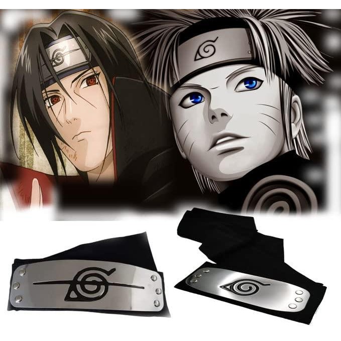 Ikat Kepala Naruto / Ikat Kepala Konoha / Headband Ikat Kepala Cosplay Kode 1042