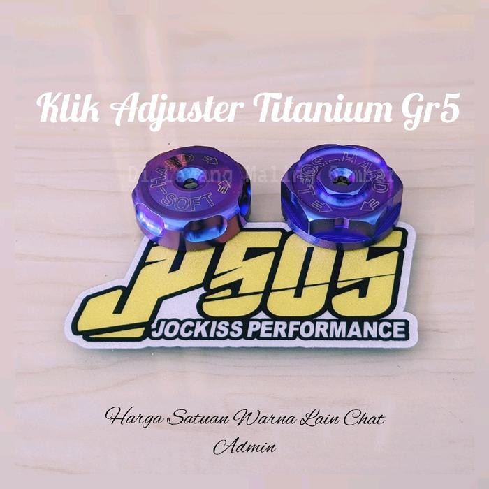 Titanium Gr5 Klik Knob Adjuster Shock Ohlin'S Baut