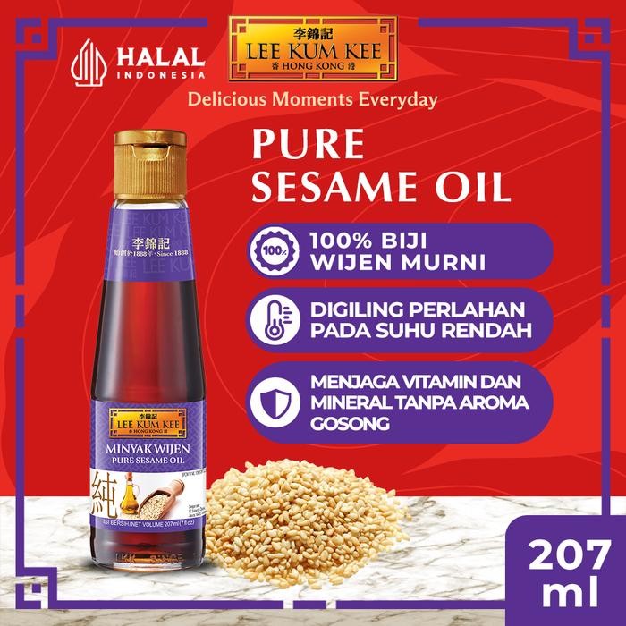 

Mamiseler45 - Lee Kum Kee Minyak Wijen Murni 207Ml - Pure Sesame Oil, Bumbu Dapur Masak & Tumis