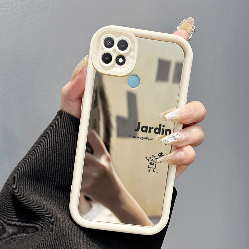Casing Hp OPPO A15 A15s A35 Case Casing Kartun pola Kesing HP Cesing cermin Kasing Silikon Softcase