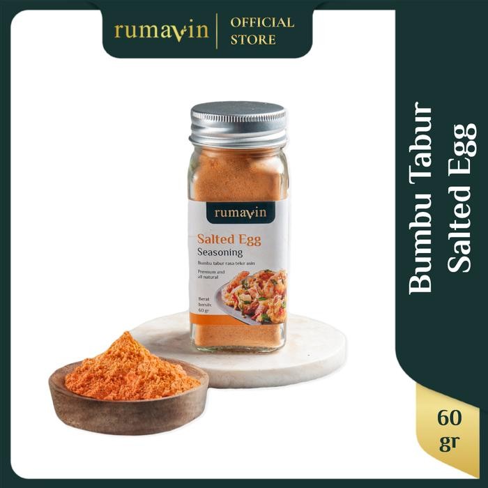 

Stok Baru Rumavin - Premium Bumbu Tabur Salted Egg Botol 60gr