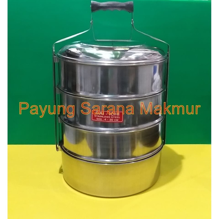 Rantang Jumbo 26 Cm Susun 4 Daichi / Tenong 26 Cm / Rantang Stainless