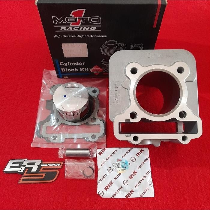 Cylinder Blok Bore Up Blok Seher Moto 1 Mio M3 Mio Z Fino 125 Ukuran 58,5Mm