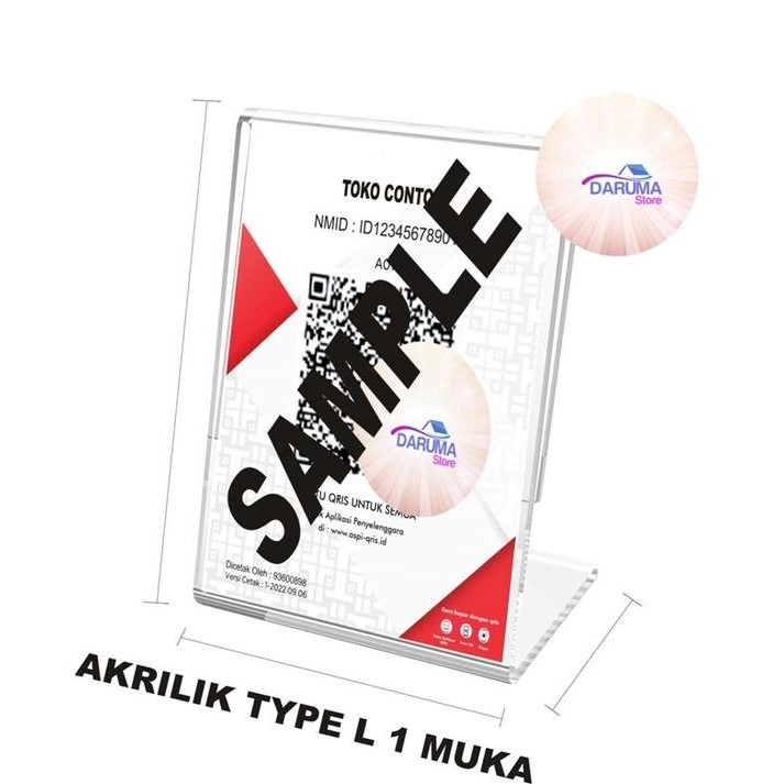 

Pilihan- Akrilik A5 + Poster Barcode No Meja Qris Type L 1 Muka
