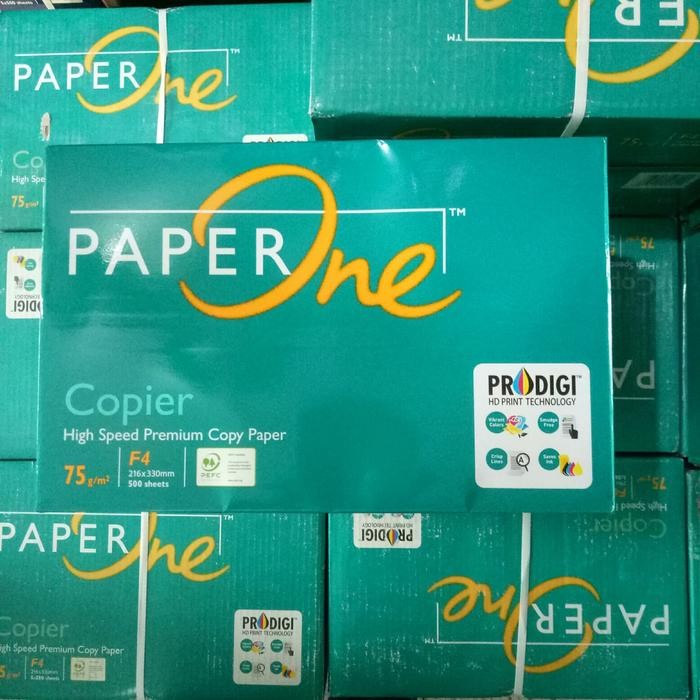 

Pilihan- Paper One Kertas Hvs F4 75G / A4 80G / Quarto 80G Premium Prodigigi Hd Print