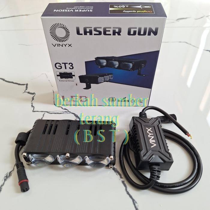 Lampu Tembak Gt3 Vinyx Putih Kuning Laser Gun Slim 40 Watt