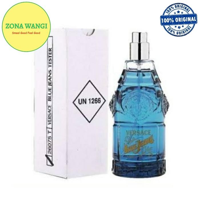 GRATIS ONGKIR Parfum Original - Versace Blue Jeans Man TESTER TX194