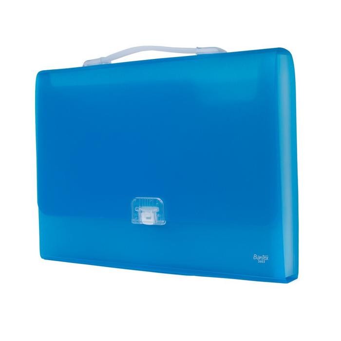 

Bantex Expanding File With Handle Folio Cobalt Blue 3603 11