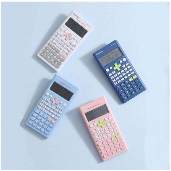 

( COD ) Calculator Scientific Kalkulator 240 Fungsi Kalkulasi Warna Pastel BIRU PINK KC-1700