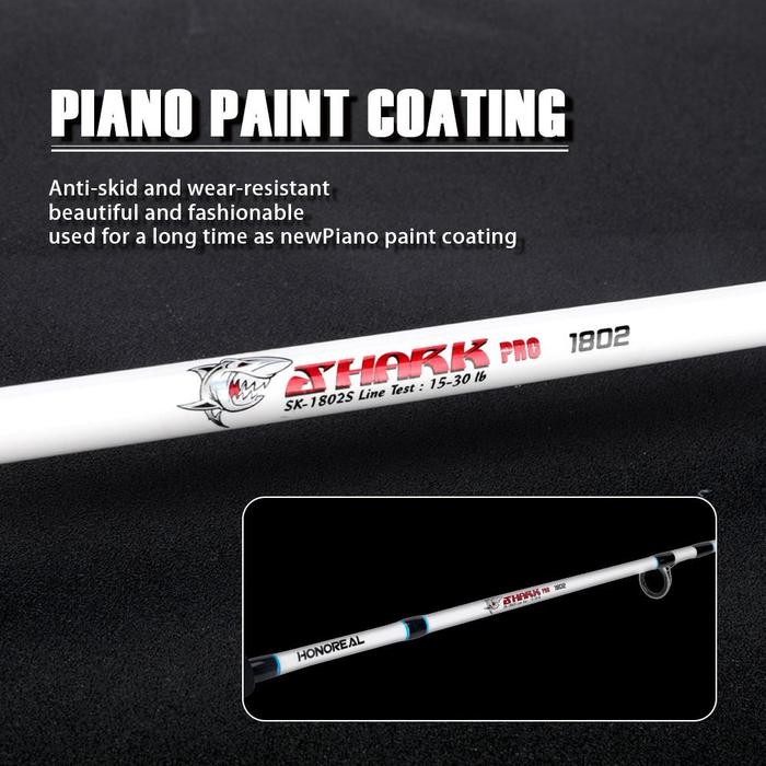 JORAN PANCING SPINNING CASTING FIBER SOLID SHARK FULL SOLID120-210CM