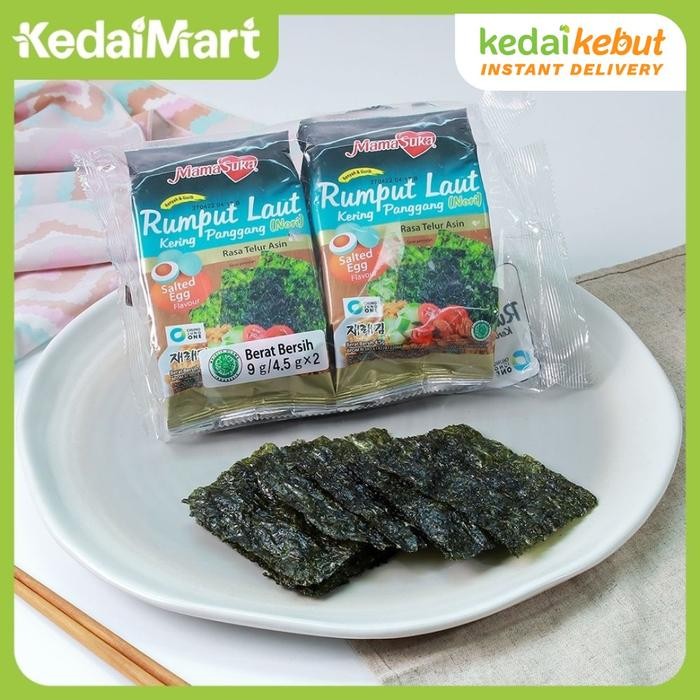 

Pilihan- Rumput Laut Mamasuka Rasa Telur Asin Isi 2