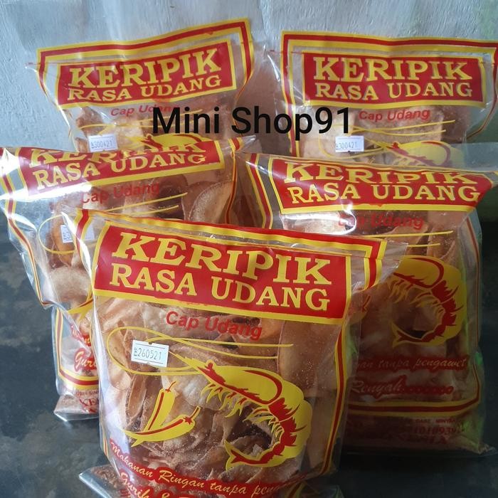 

TERLARIS Keripik Rasa Udang/Makanan Ringan Tanpa Pengawet/Oleh-oleh Khas Jambi READY STOCK