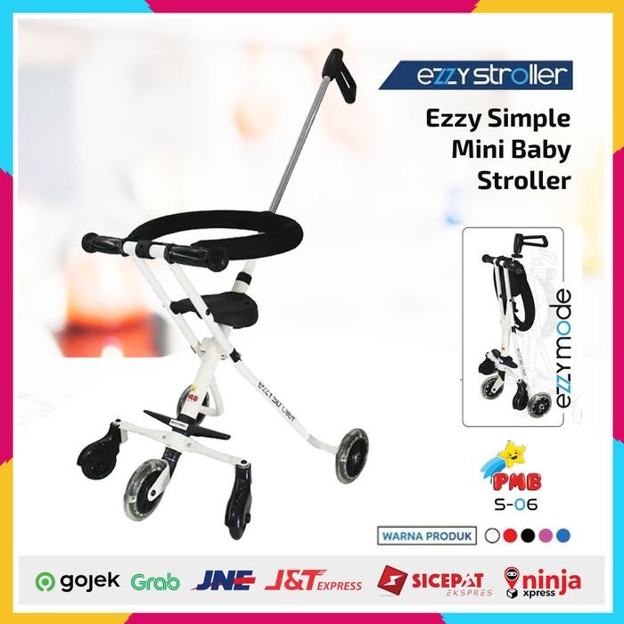 PMB S06 Ezzy Simple Baby Stroller Mini Trike Kursi Dorong Bayi Roda 5