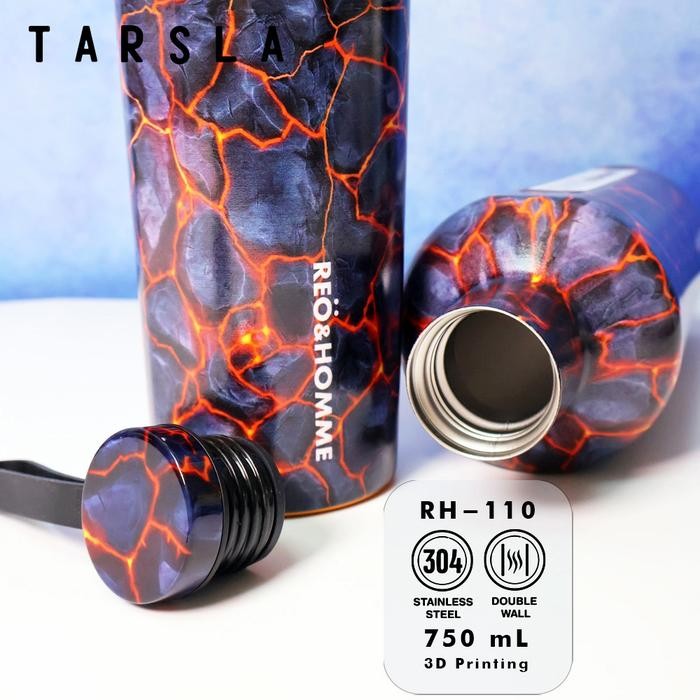 Pilihan- Tarsla Botol Termos Rh-110 Vacuum Flask Tumbler Stainless Steel 750 Ml Tahan Es Batu
