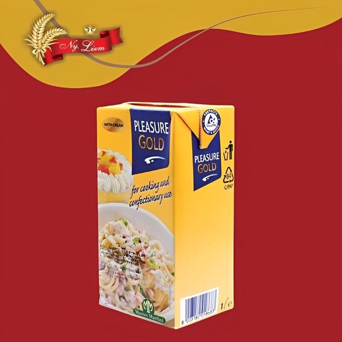 

Pilihan- Master Martini Pleasure Gold Whipping Cream / Krim Kocok 1 Liter New!!