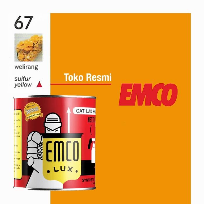 Cat Kayu & Emco Lux 1kg - Segita 67 Kuning Welirang masih ready