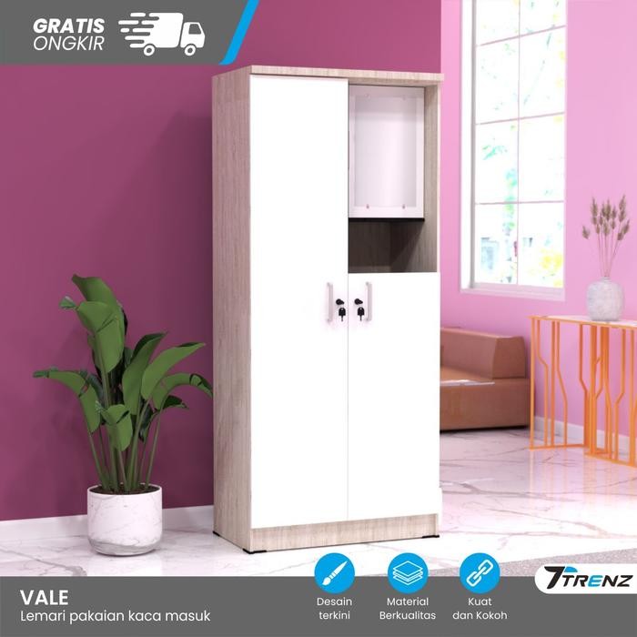 lemari pakaian minimalis lemari kayu gantung dan cermin rak kosmetik